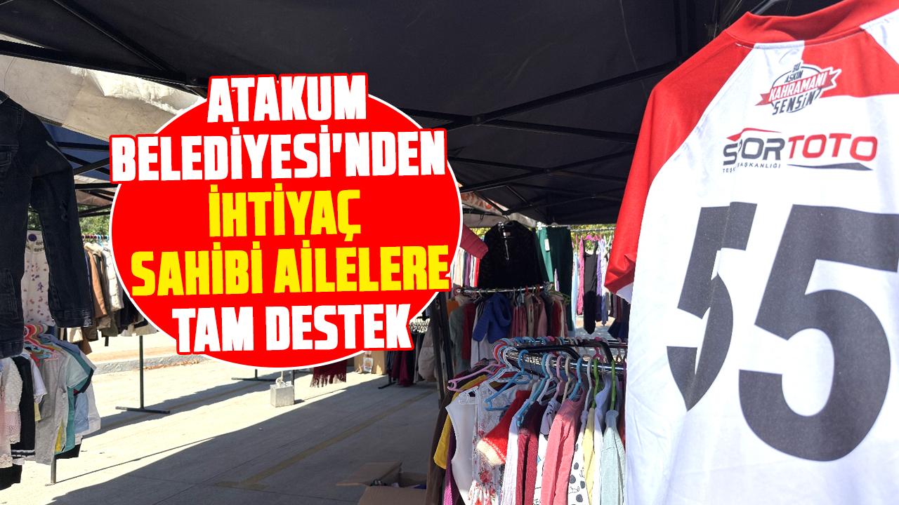 Atakum Belediyesi'nden ihtiyaç sahibi ailelere tam destek!