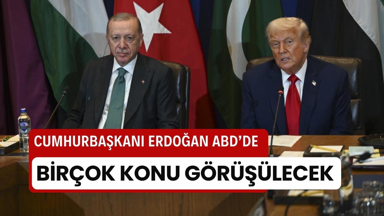 Cumhurbaşkanı Erdoğan bugün Beyaz Saray'da Trump ile görüşecek