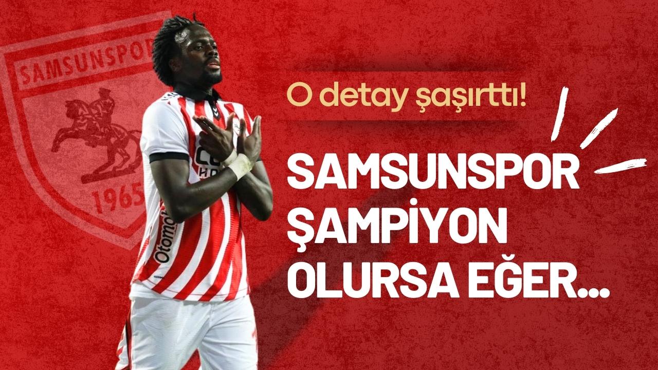 Samsunspor'da Cherif Ndiaye'nin bonservisindeki o detay şaşırttı!