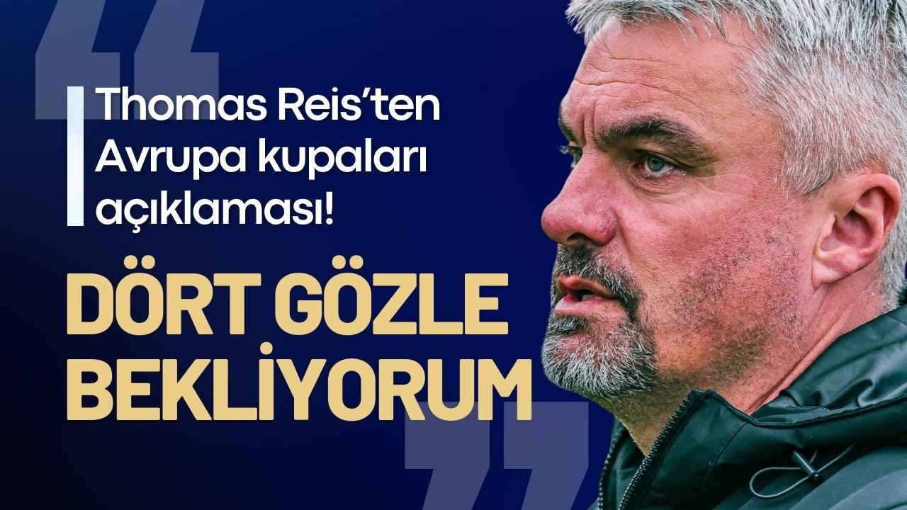 Samsunspor Teknik Direktörü Reis’ten Avrupa kupaları açıklaması