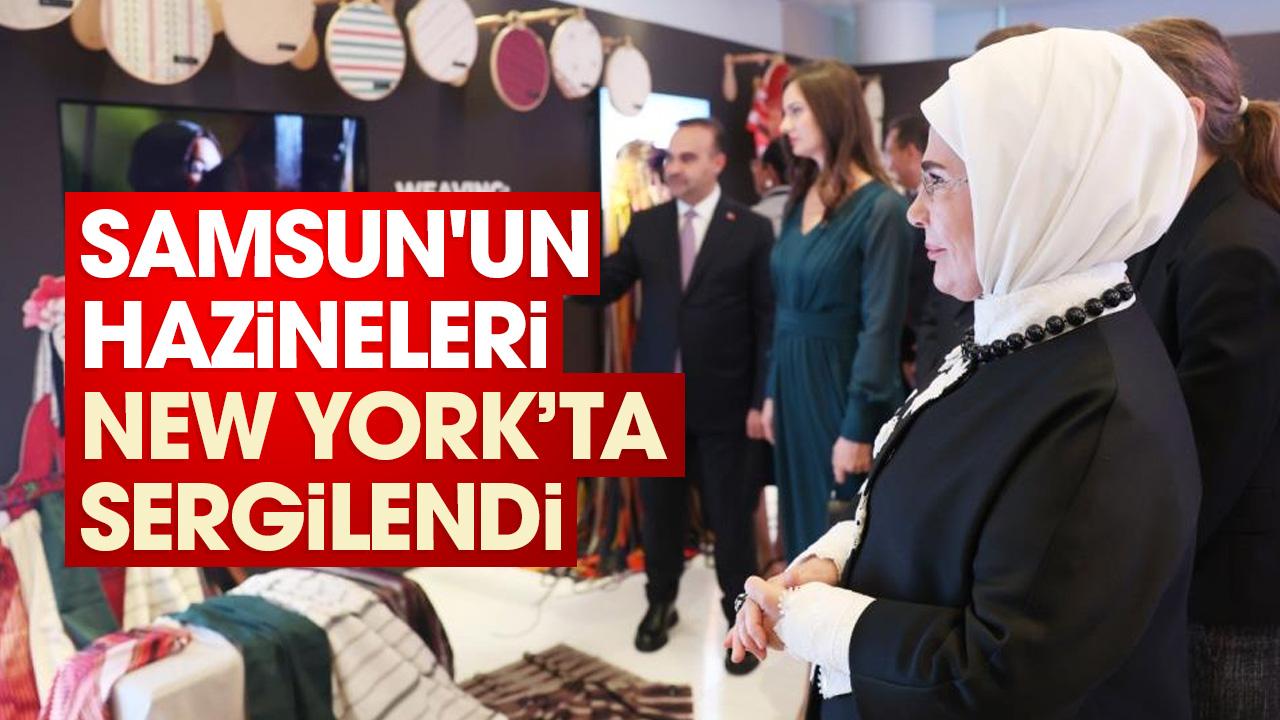 Samsun'un hazineleri New York’ta sergilendi