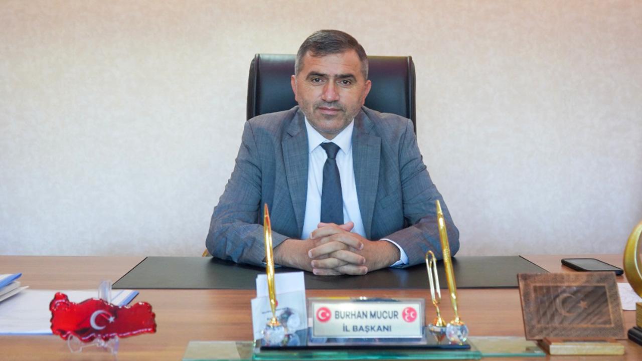 MHP Samsun İl Başkanı Burhan Mucur’dan teşekkür mesajı