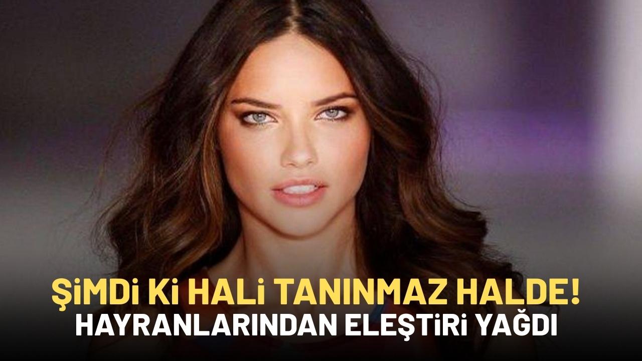 Adriana Lima yüz yağlarını aldırdı adeta bambaşka birine dönüştü!