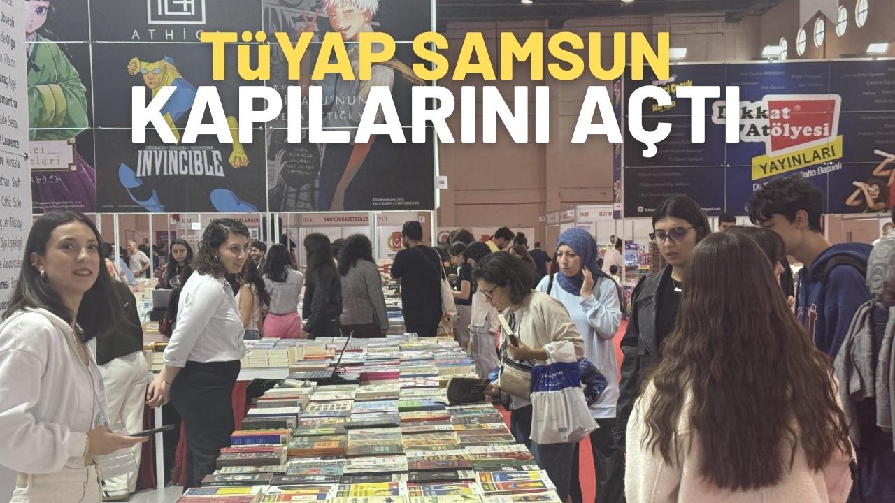 Karadeniz 10. Kitap Fuarı Samsun'da kapılarını ziyaretçilere açtı