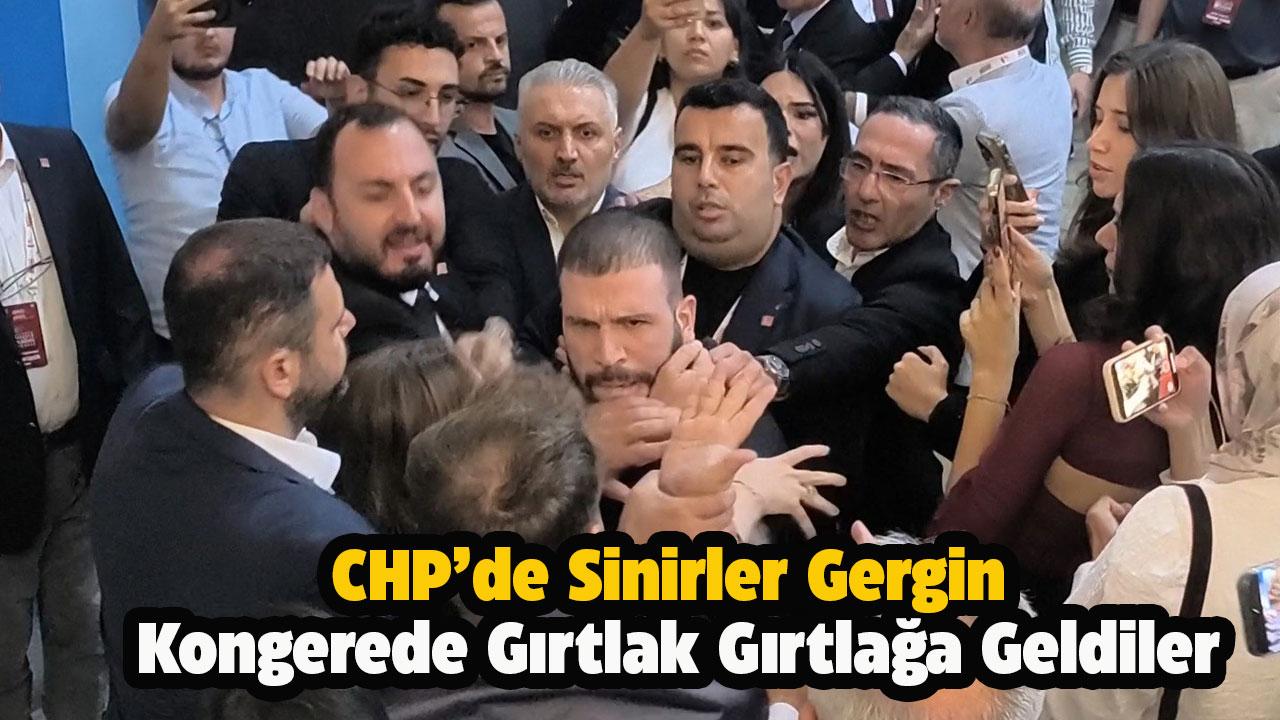 CHP'de tekme ve tokatlar havada uçuştu!