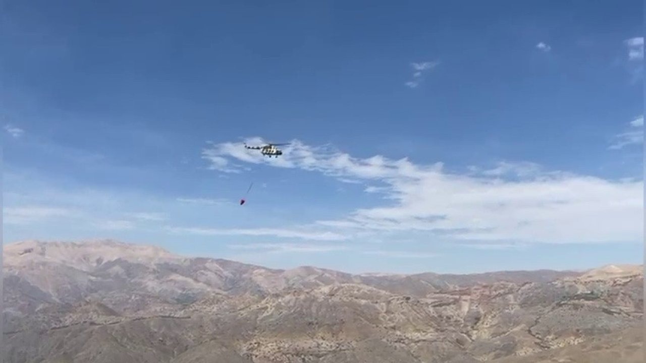 Adıyaman’da yangın söndürüldü: 6 helikopterle müdahale edildi