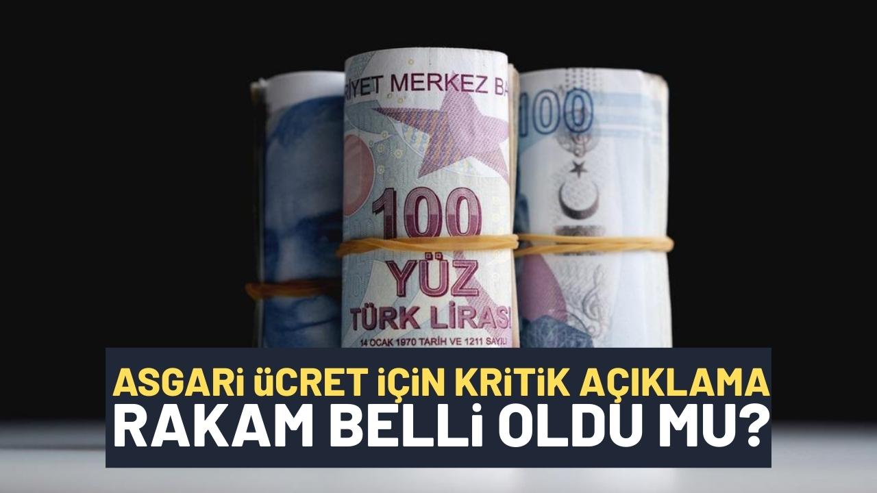 Asgari ücret için 'başka seçenek yok' çıkışı!