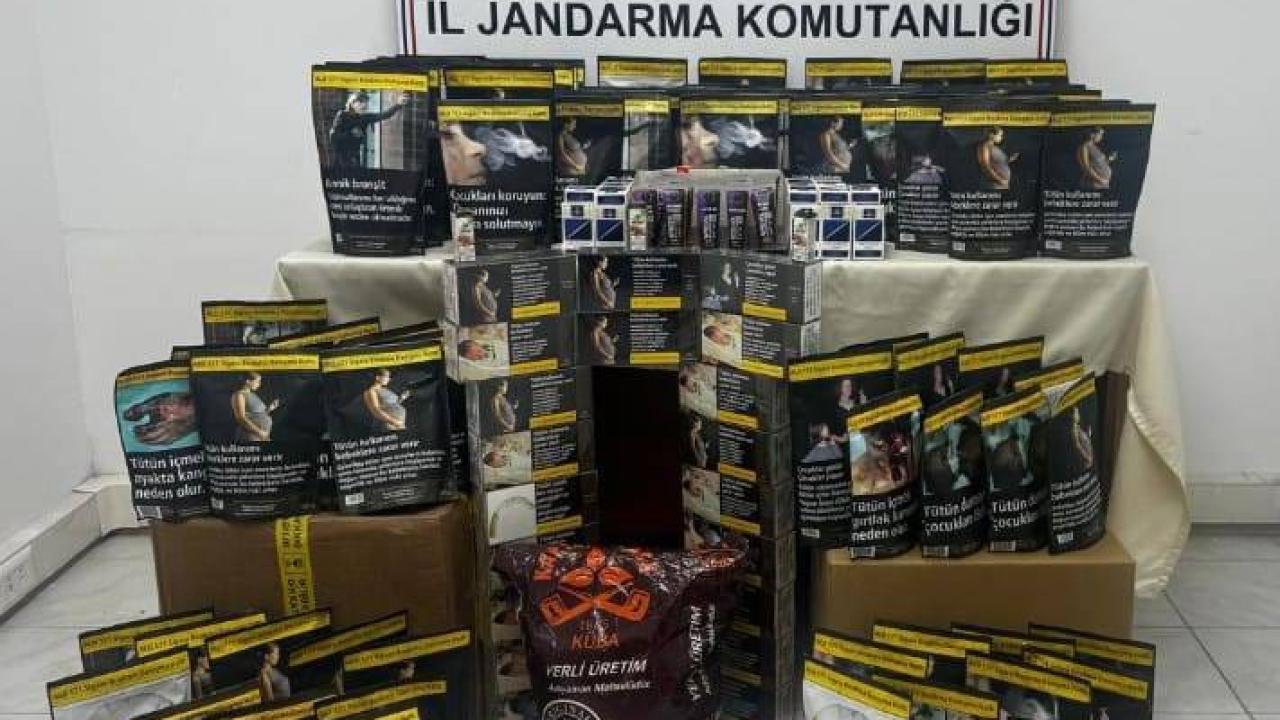 Atakum’da jandarma’dan kaçak tütün operasyonu