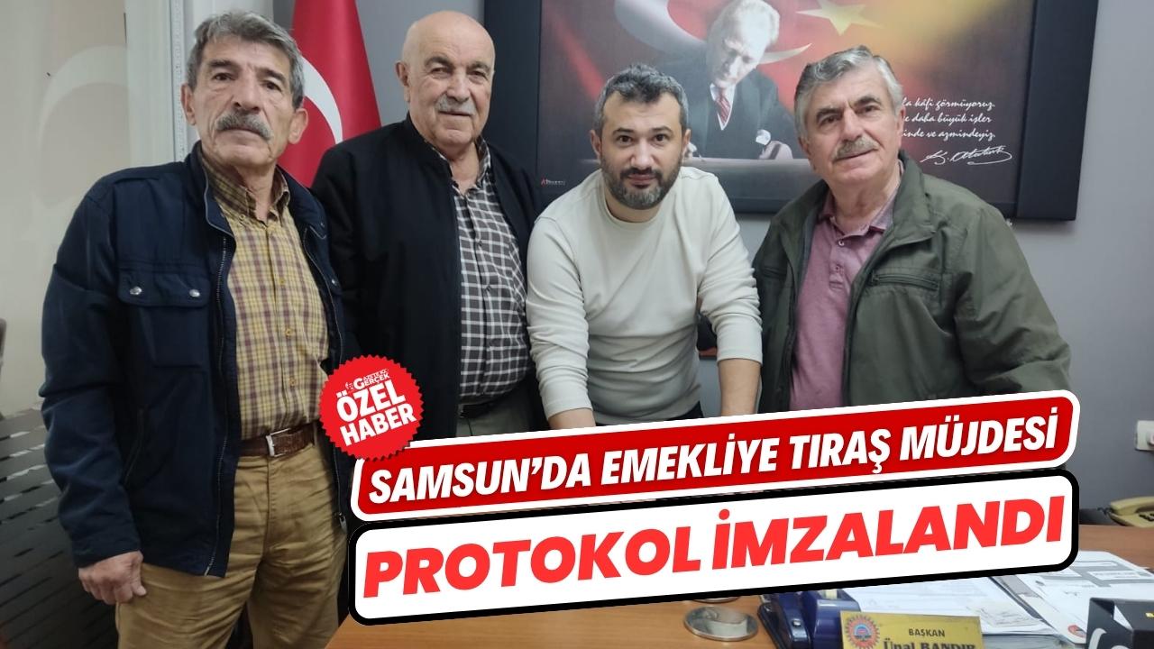 Bafra’da emekliye saç-sakal tıraşı 150 TL