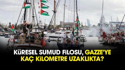 Küresel Sumud Filosu, Gazze'ye kaç kilometre uzaklıkta?