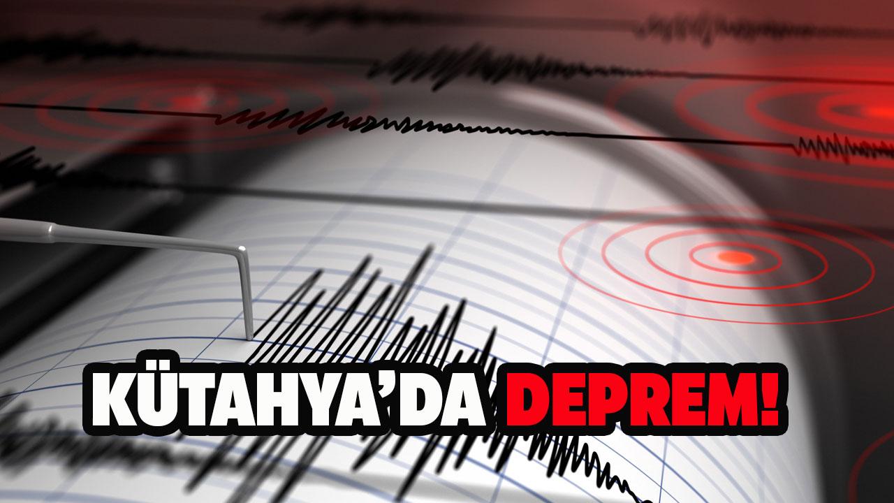 Kütahya'da 4 büyüklüğünde deprem