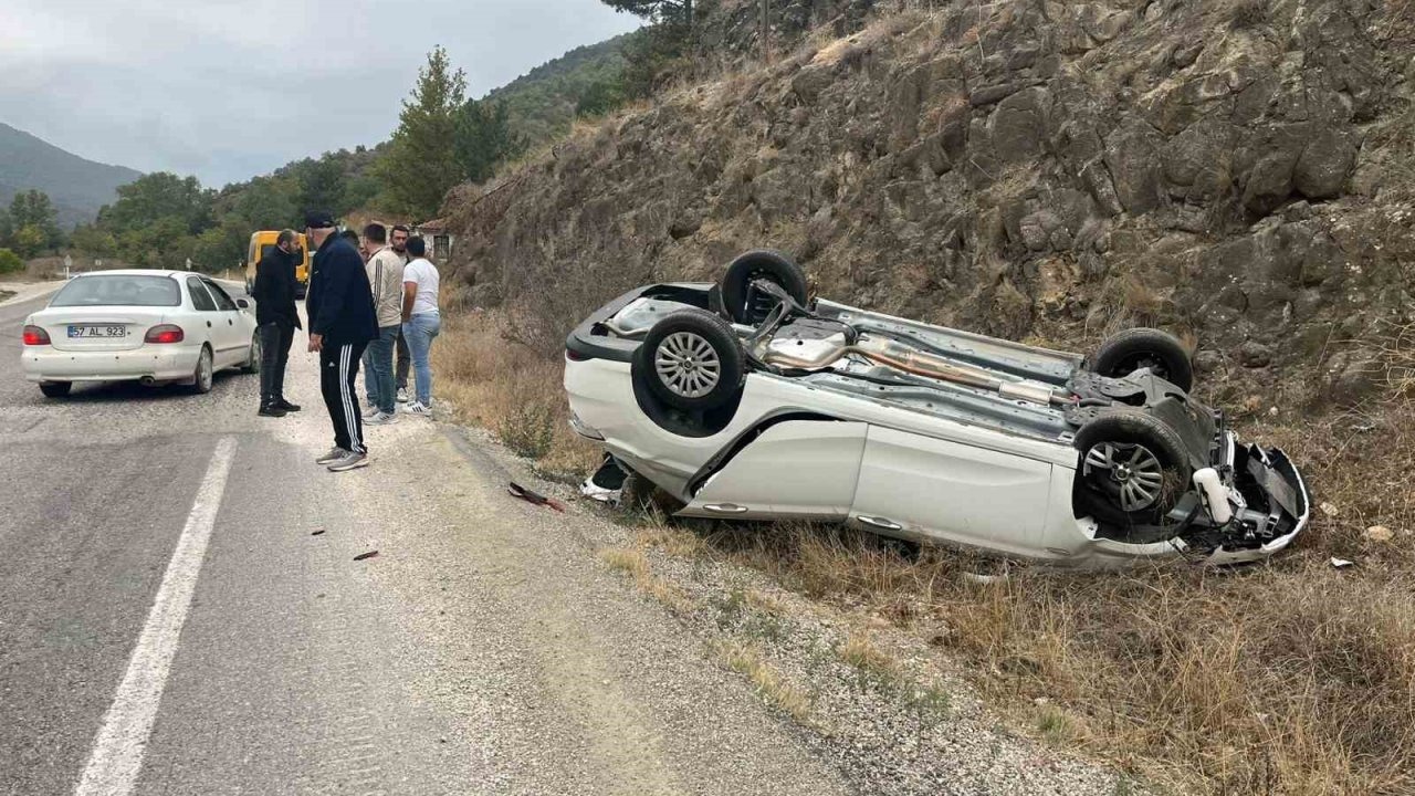 Nişanlısını görmeye giderken ölümden döndü