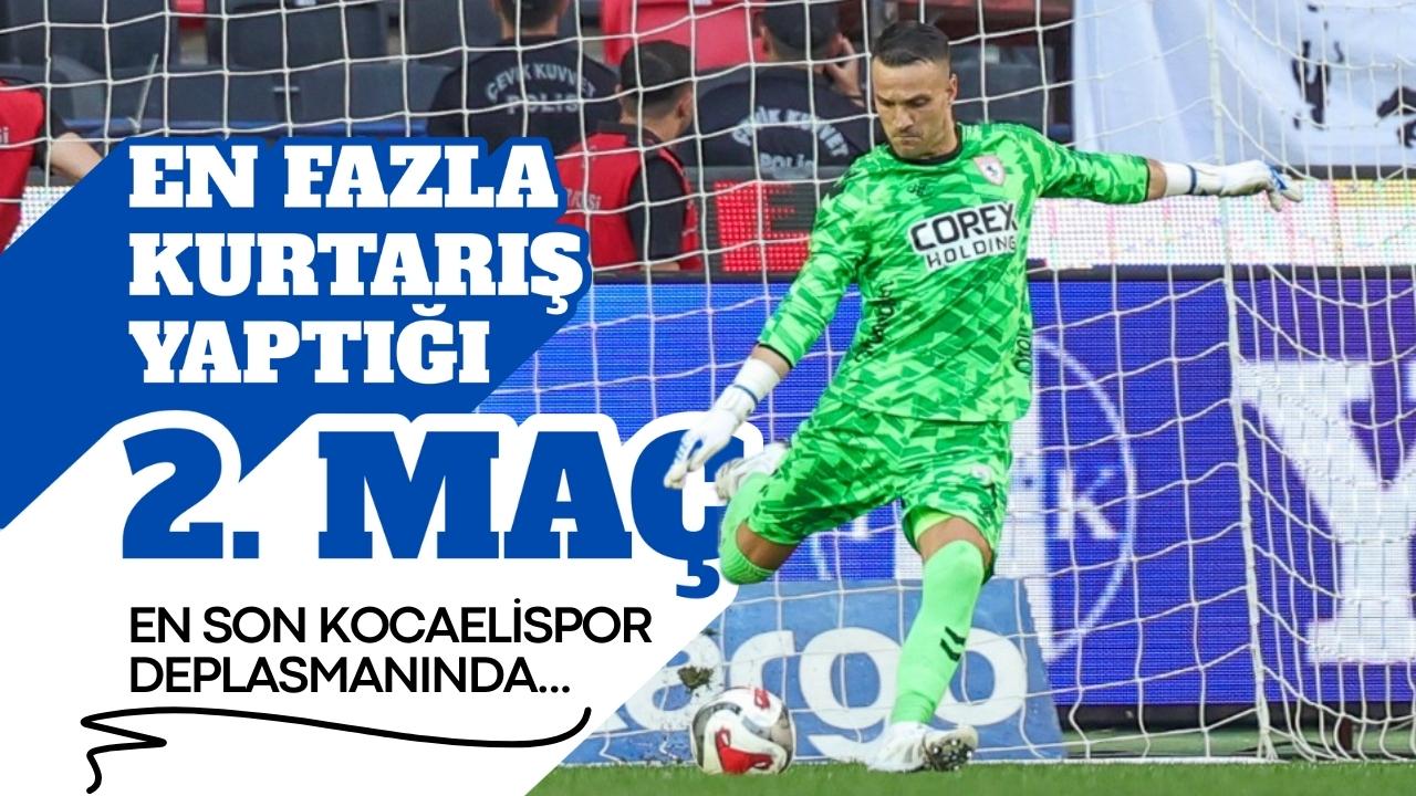 Okan Kocuk Süper Lig'de en fazla kurtarış yaptığı 2. maçı oynadı