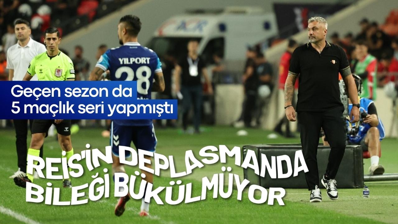 Reis'in Samsunspor'u deplasmanda yenilmiyor