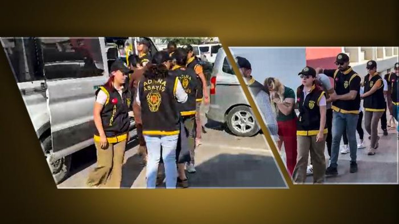 Adana'da fuhuş operasyonu! Kendi eşlerini bile fuhşa teşvik etmişler... 20 kadın kurtarıldı