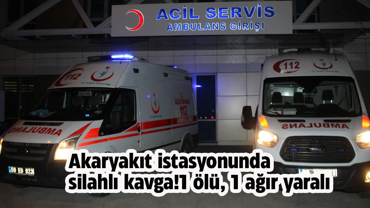 Akaryakıt istasyonunun restoranında silahlar konuştu! 1 ölü