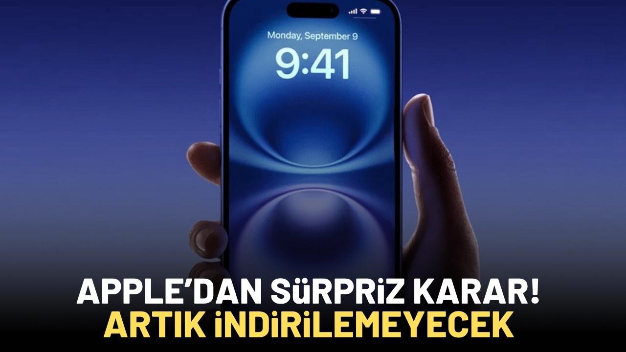 Apple'dan sürpriz karar! Ücretsiz olarak sunuyordu
