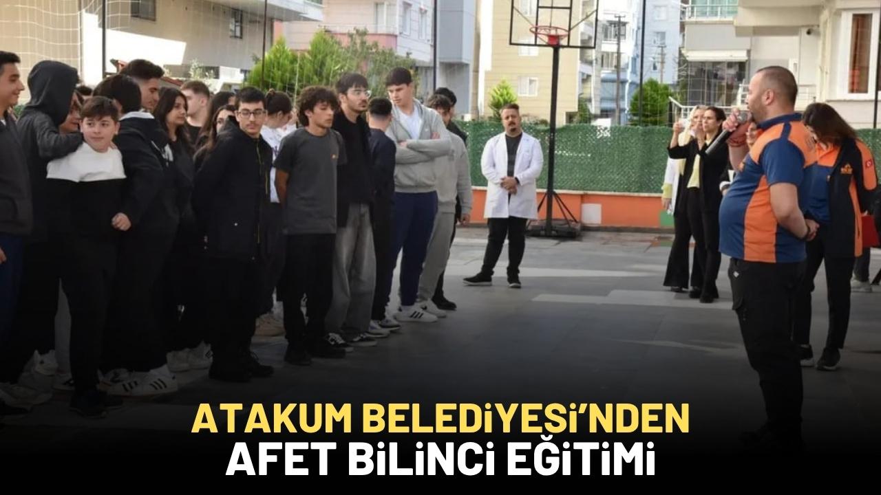 Atakum'da öğrencilere ‘Afet Bilinci Eğitimi’ verildi
