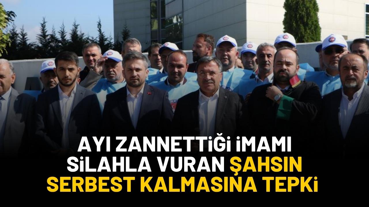 Ayı zannettiği imamı silahla vuran şahsın serbest kalmasına tepki
