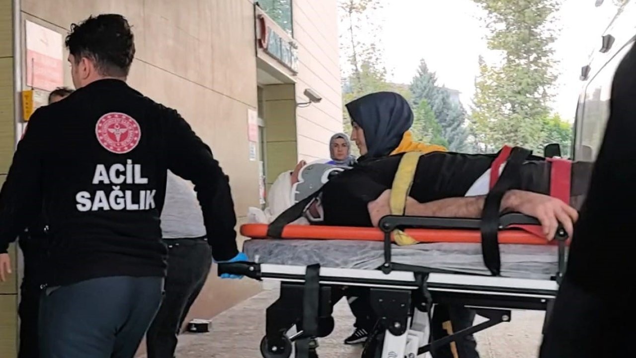 Başına makine çarpan işçi kanlar içinde kaldı