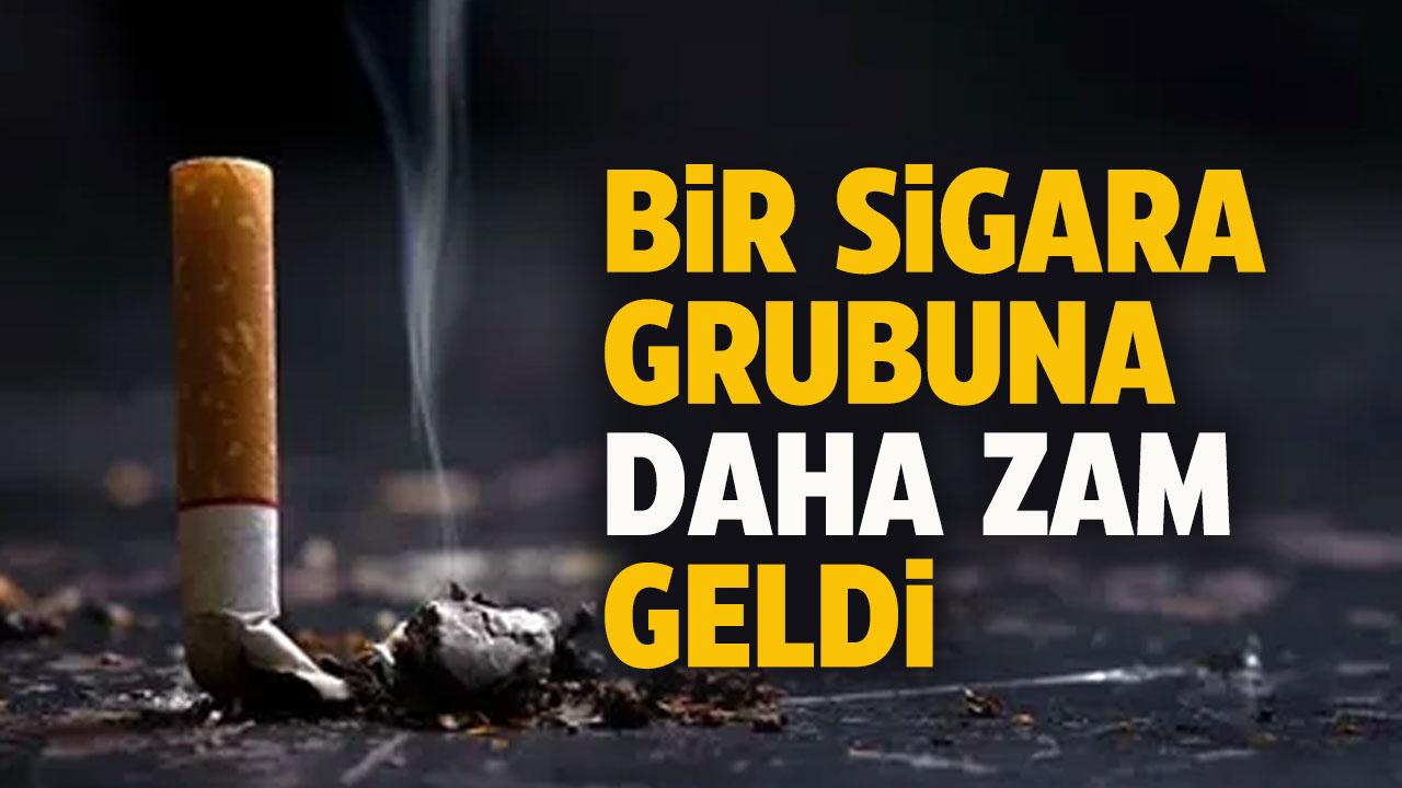 Bir sigara grubuna daha zam geldi