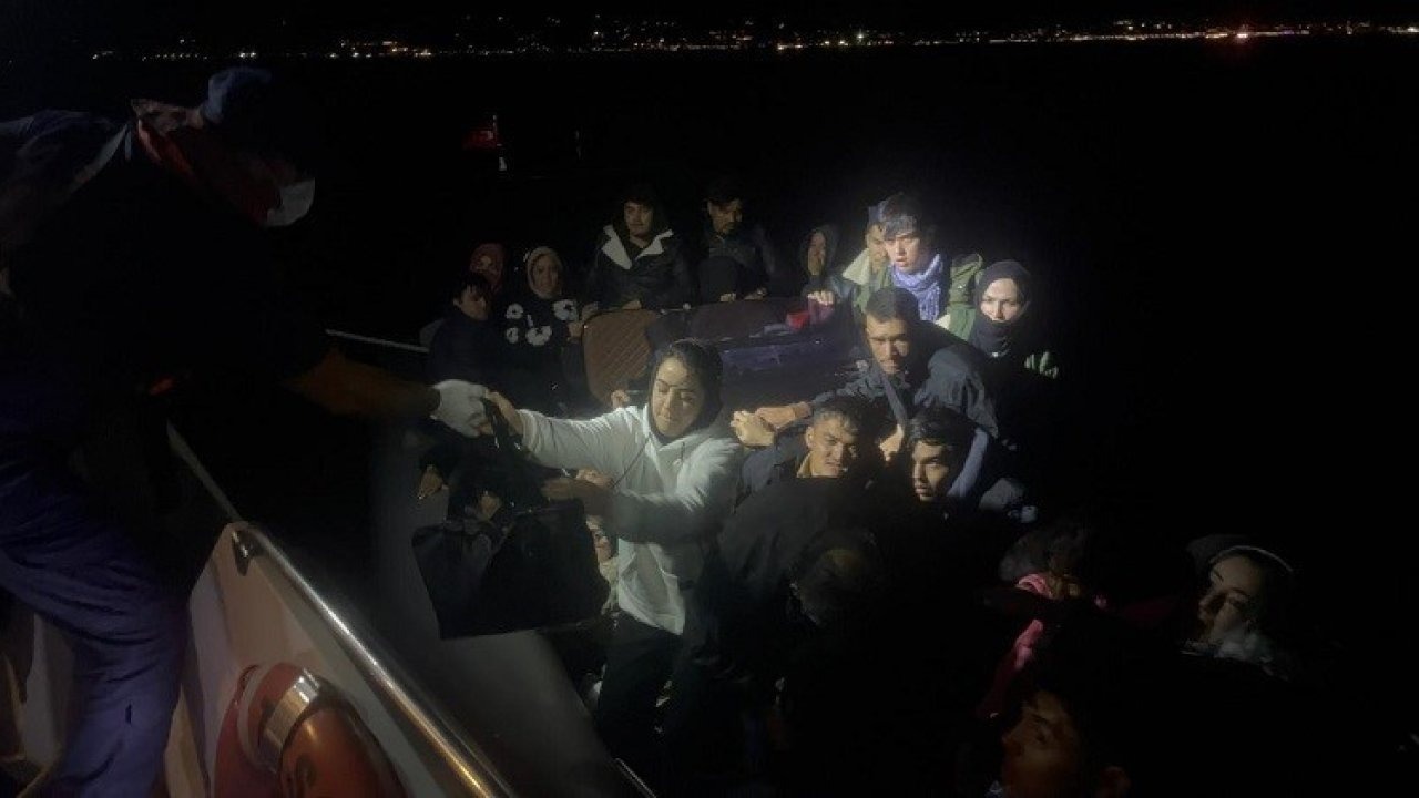 Bodrum’da 43 düzensiz göçmen yakalandı