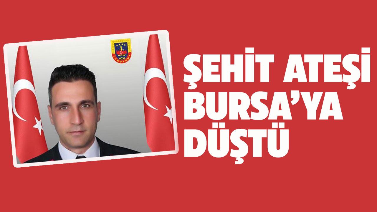 Bursa'ya şehit ateşi düştü!