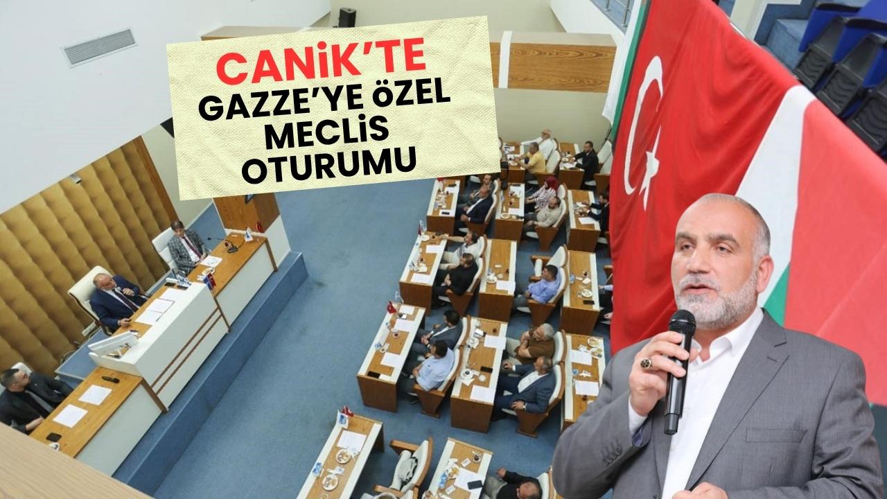 Canik Belediye Meclisi 'Gazze Özel' oturumuyla toplanacak