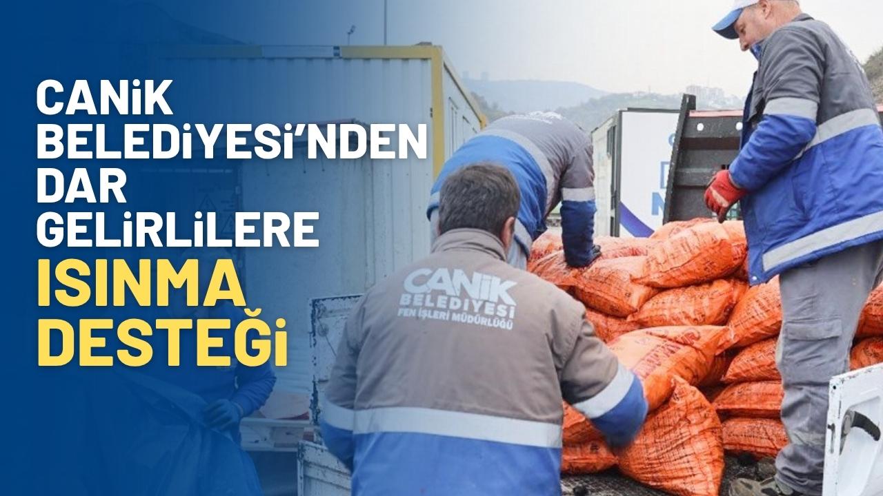Canik Belediyesi'nden 'ısınma desteği'