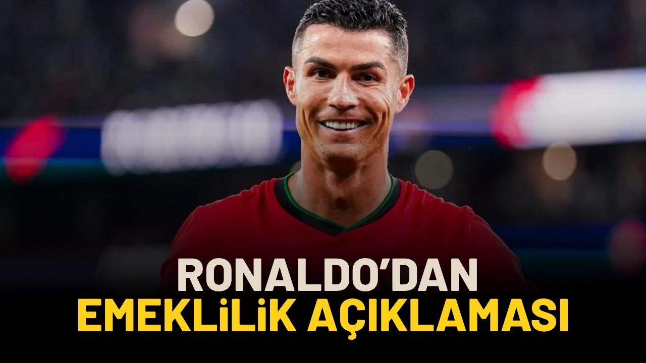 Cristiano Ronaldo'dan 'emeklilik' açıklaması