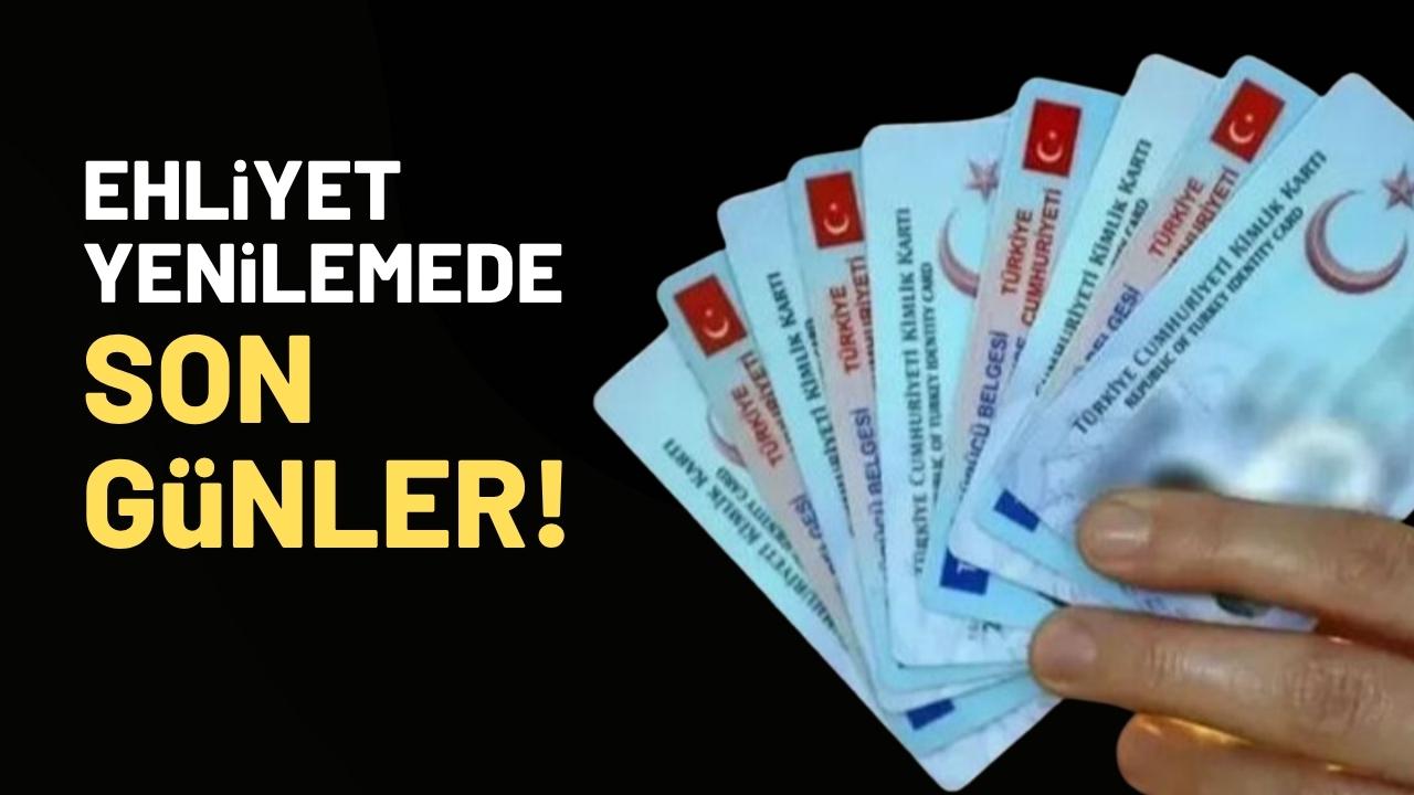 Eski ehliyetler için sona geliniyor!