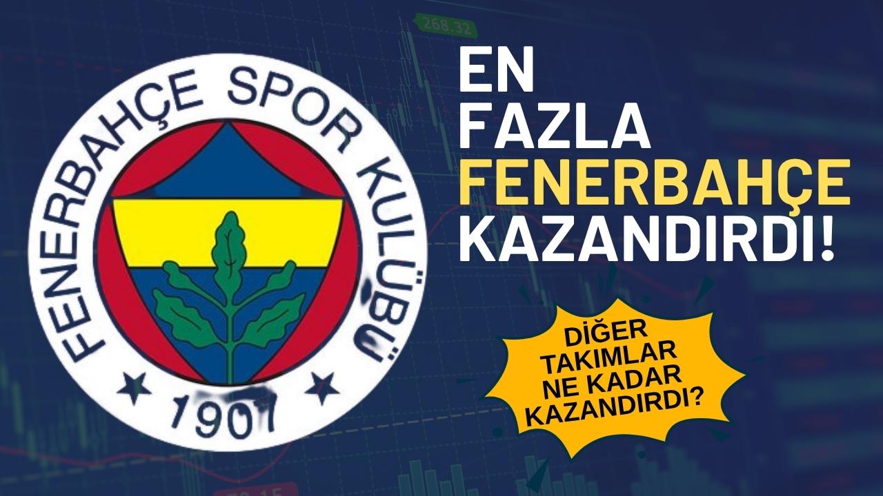 Fenerbahçe 9 ayda borsada yatırımcısına kazandıran tek spor hissesi oldu