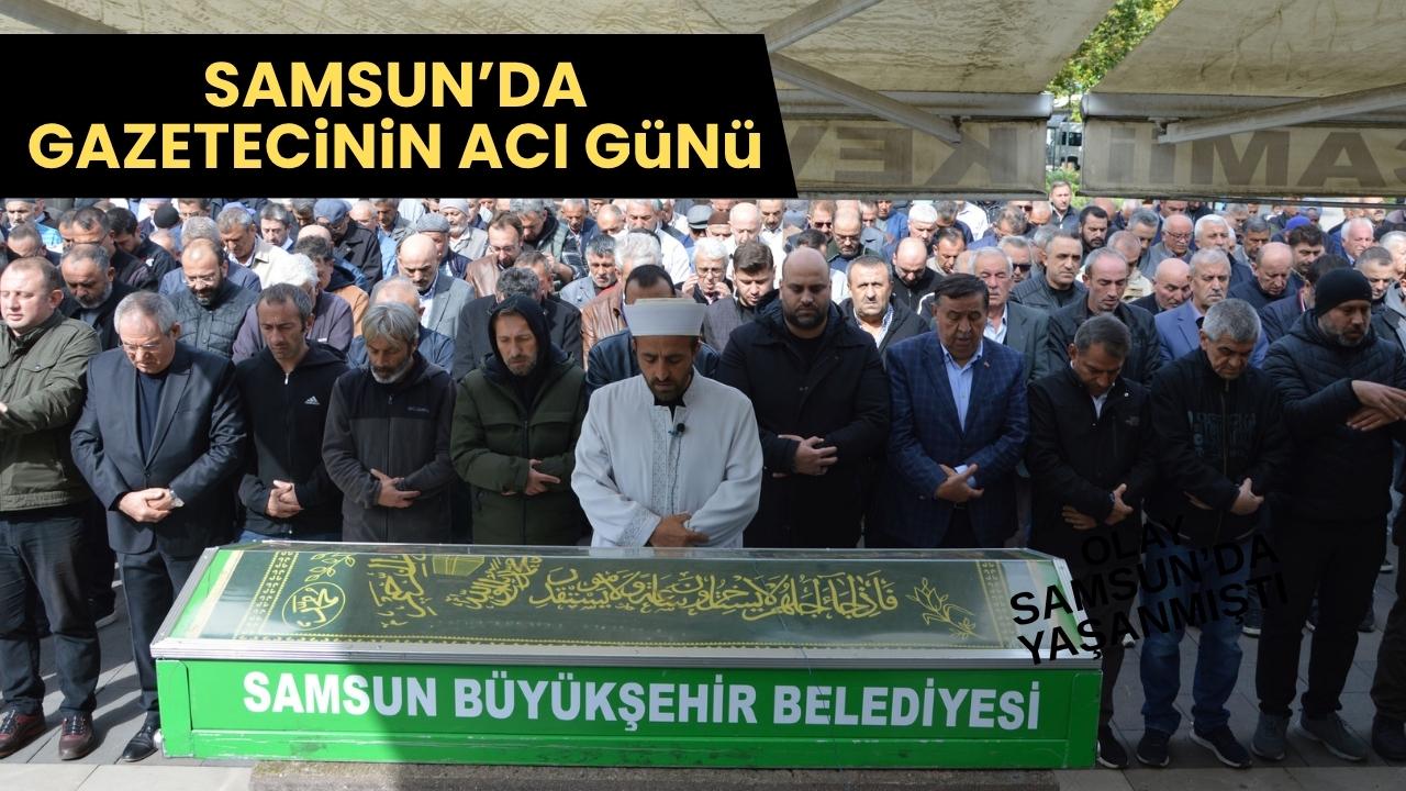 Havza'da gazetecinin acı günü