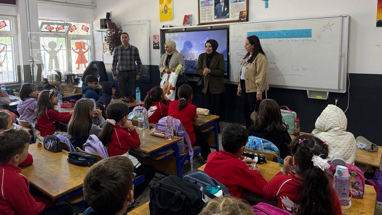 İlkadım’da çocuklar atık pil topladı