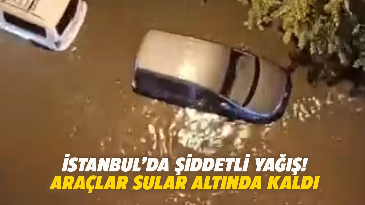 İstanbul'da şiddetli yağış hayatı felç etti