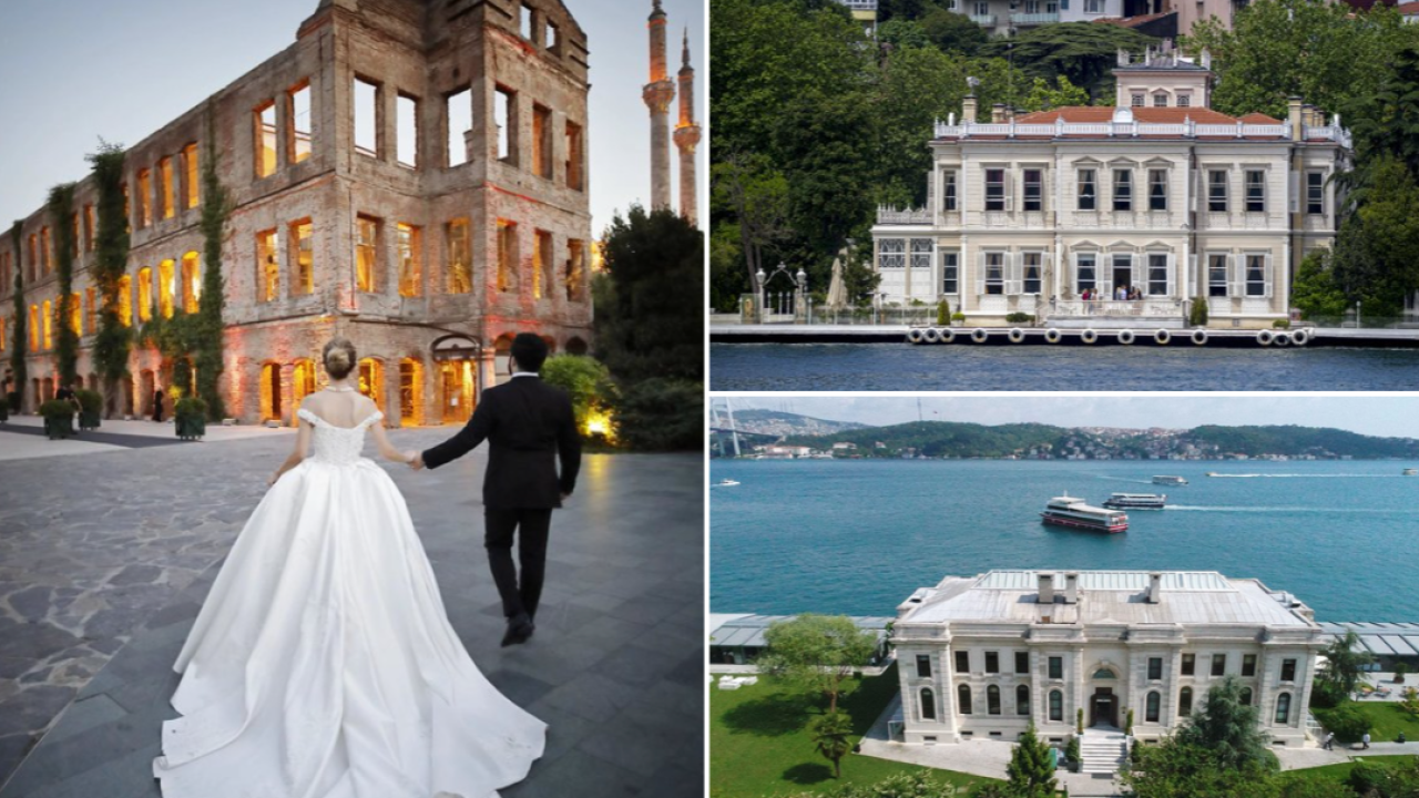 İstanbul'da Yalı ve Saray'ların düğün salonu fiyatları ortaya çıktı