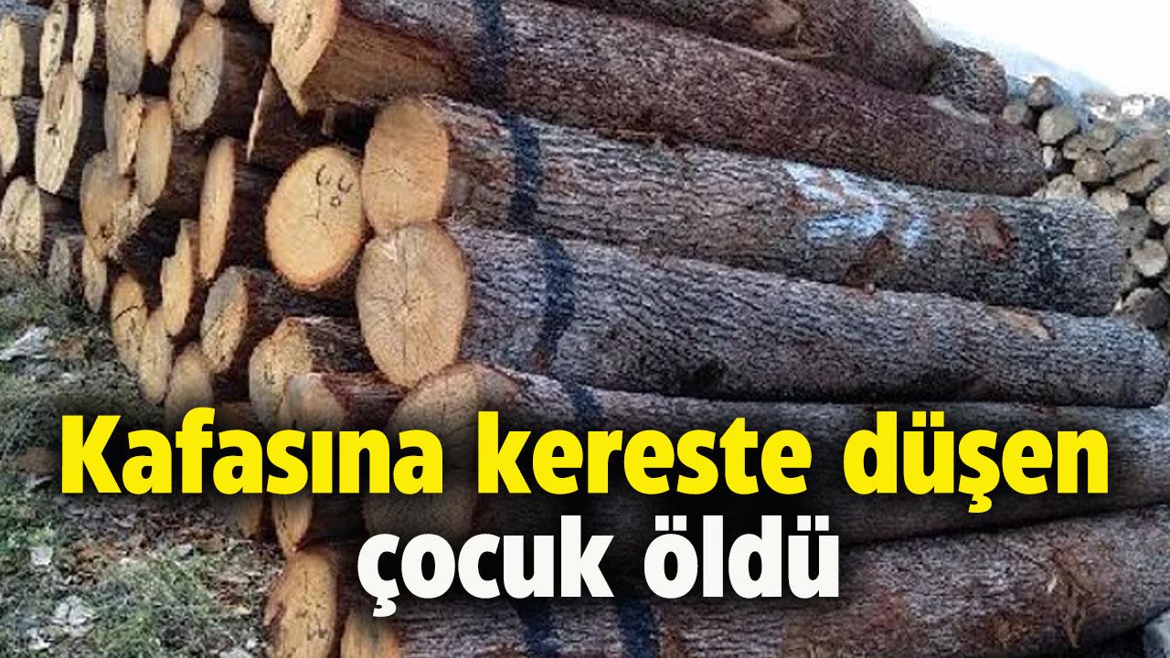 Kafasına kereste düşen 16 yaşındaki çocuk öldü