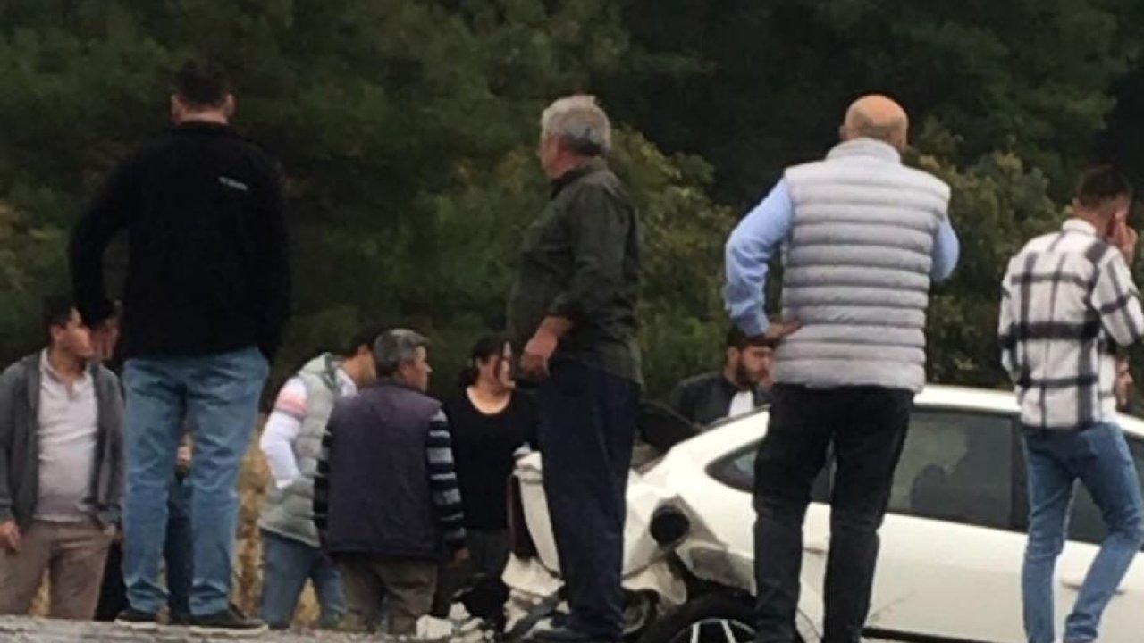 Kamyonet ile otomobilin çarpıştığı kazada 5 kişi yaralandı