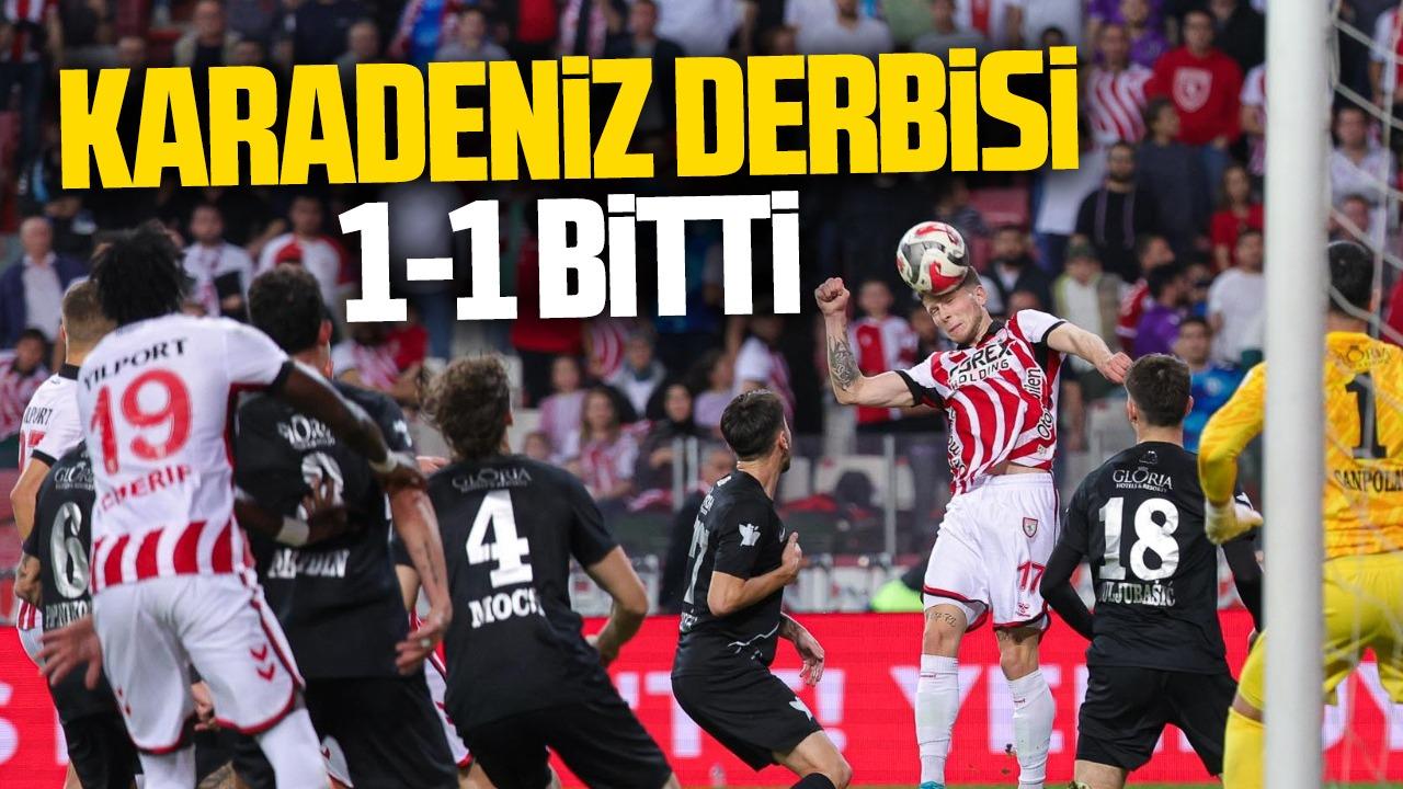 Karadeniz derbisinde kazanan yok!