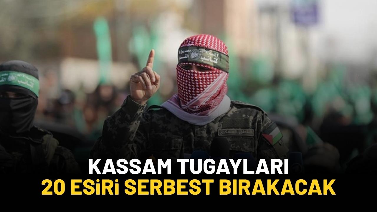 Kassam Tugayları 20 esiri serbest bırakacak