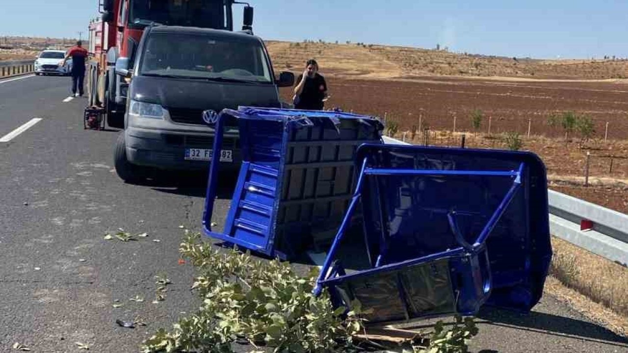 Otomobil ile motosiklet çarpıştı: 1 ölü, 4 yaralı