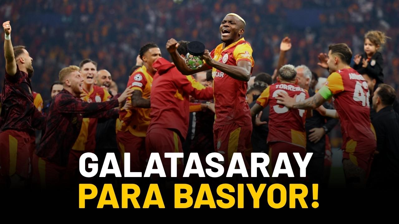 Rakamlar inanılmaz! Galatasaray resmen para basıyor
