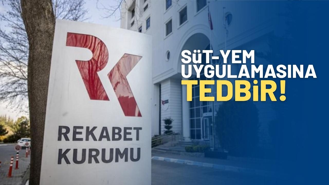 Rekabet Kurumu'ndan süt-yem uygulamasına tedbir
