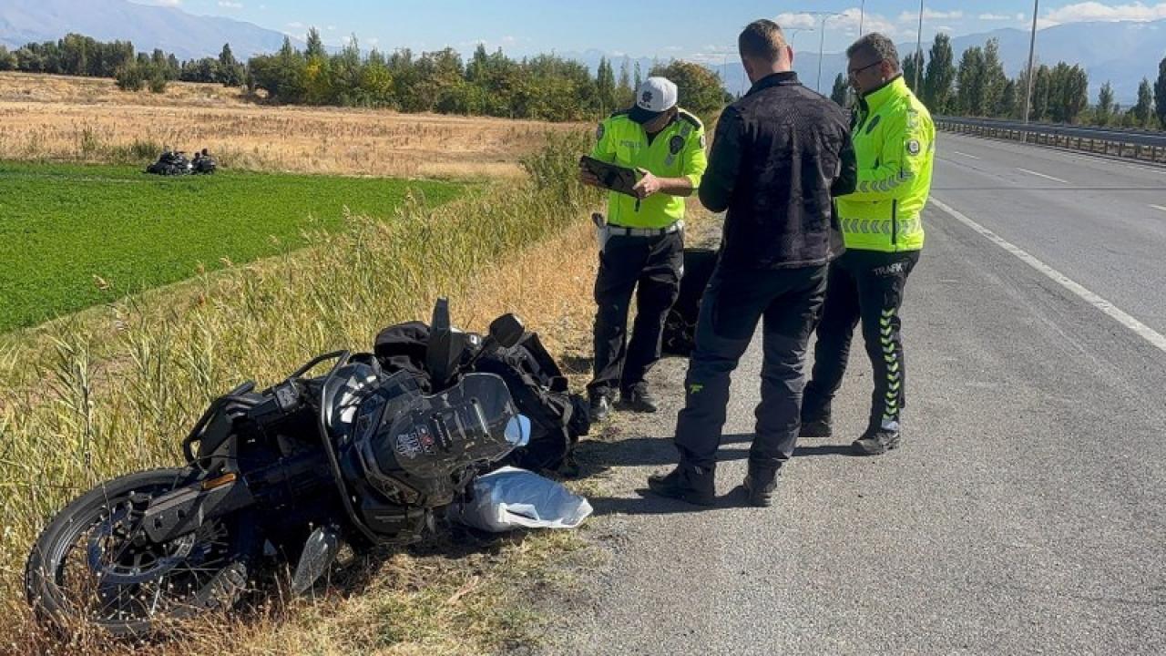 Rus motosiklet sürücüsü Kapadokya'ya giderken öldü