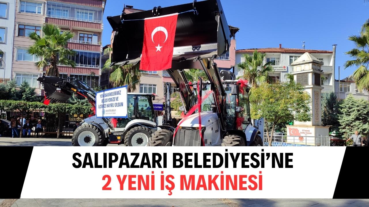 Salıpazarı Belediyesi'ne 2 yeni iş makinesi