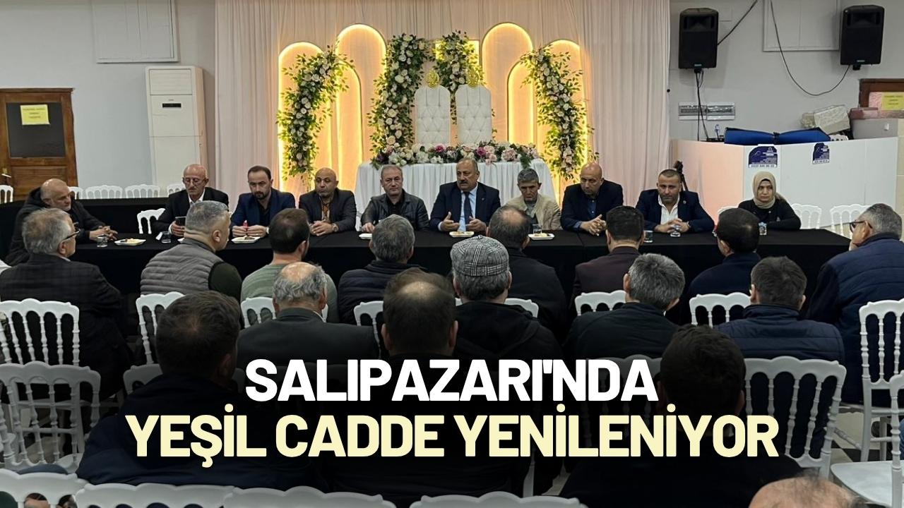 Salıpazarı'nda Yeşil Cadde yenileniyor