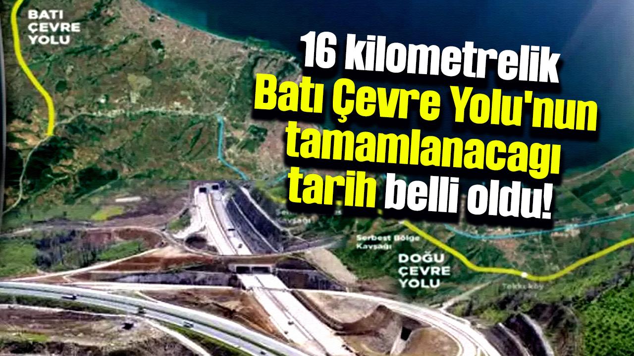 Samsun Batı Çevre Yolu'nun tamamlanacağı tarin belli oldu