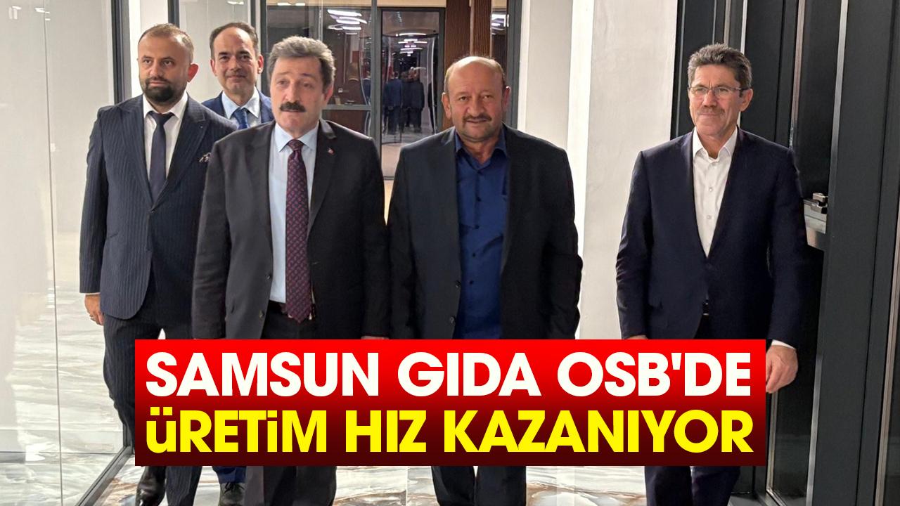 Samsun Gıda OSB'de üretim hız kazanıyor