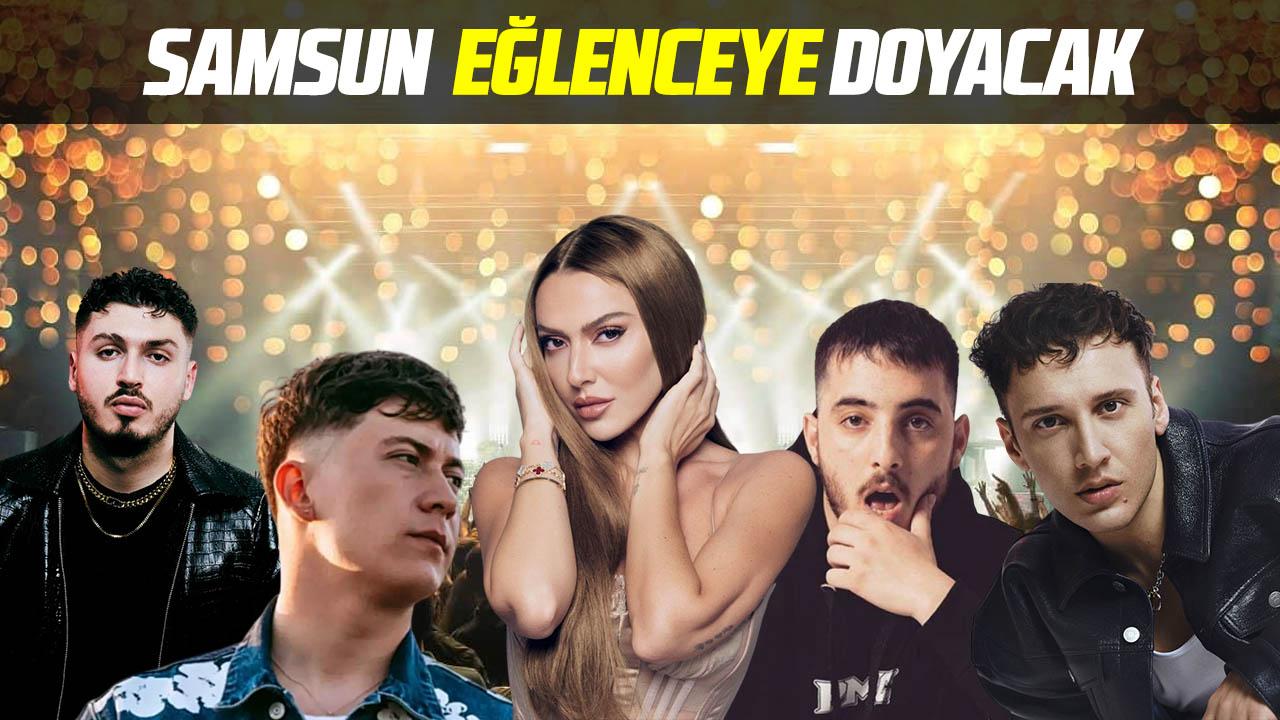 Samsun yarın eğlenceye doyacak!