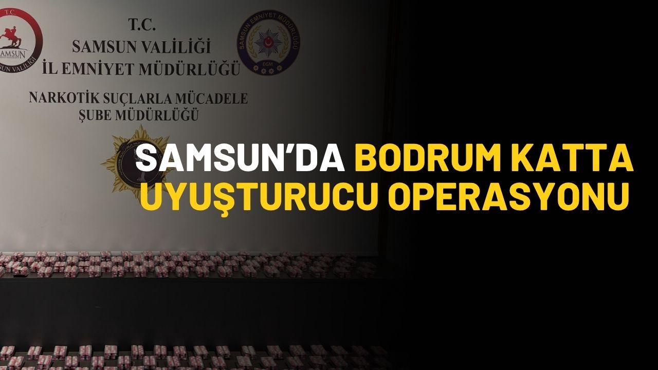 Samsun'da 7 bin 350 adet uyuşturucu hap ele geçirildi